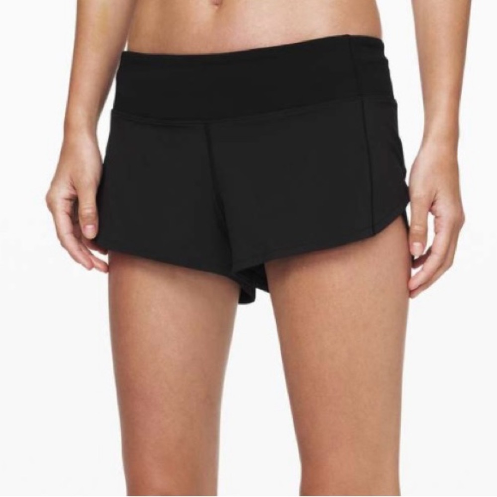 lululemon Speed Up Short 2.5" - Black - EUC